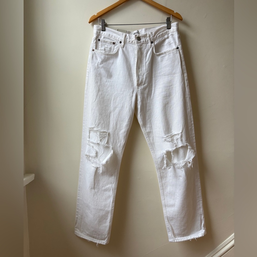NWT Agolde 90s Distressed Straight Jeans - Picture 3 of 12